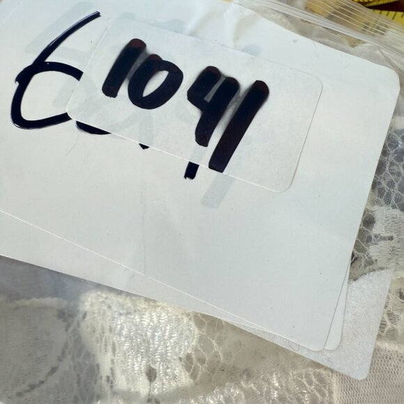 Save the Queen White Maxi Dress Mixed Media Lace Geometric Floral Fairy Y2K M - Picture 14 of 15